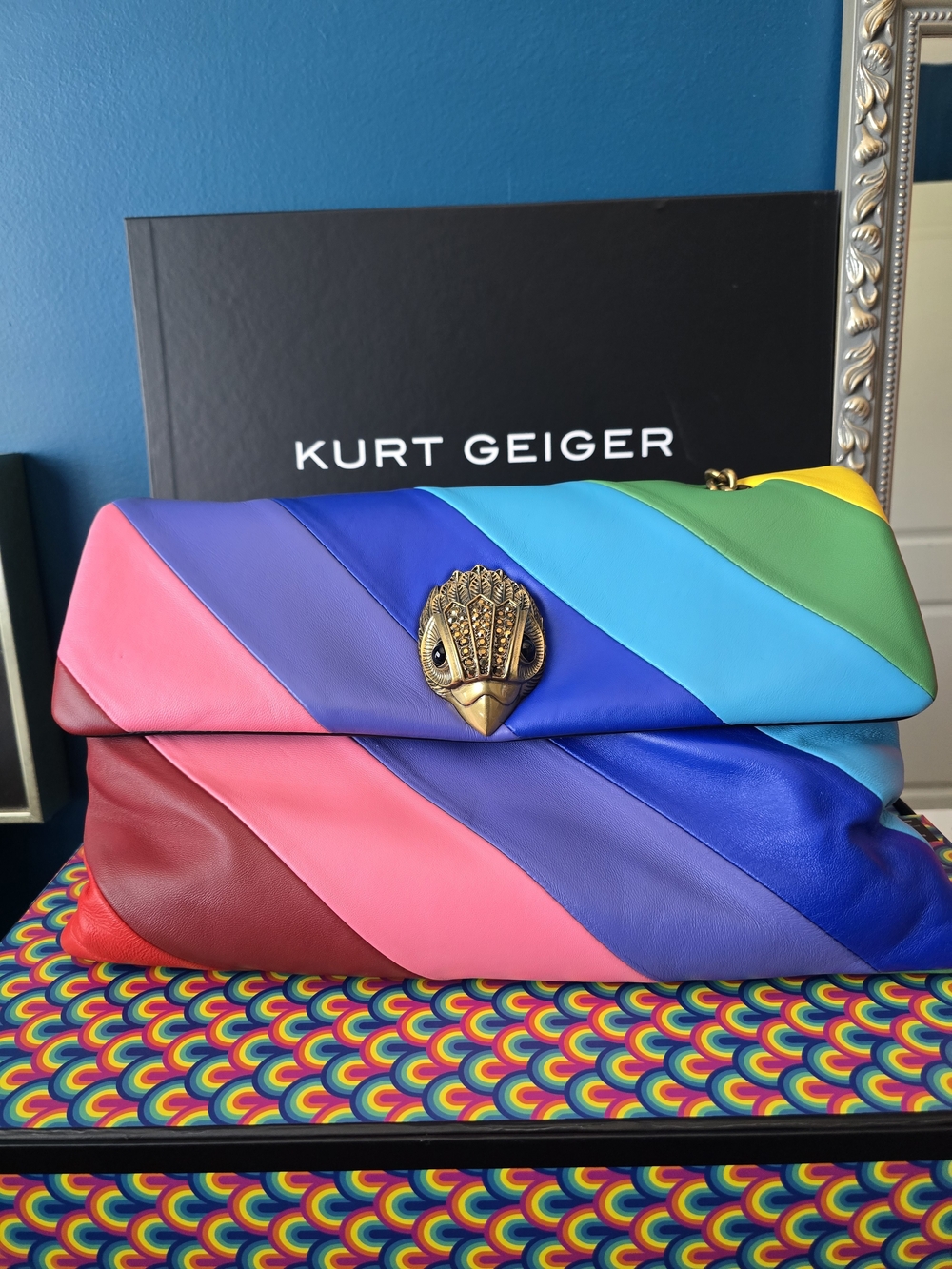 Kurt Geiger London Kensington multi-color XXL shoulder bag